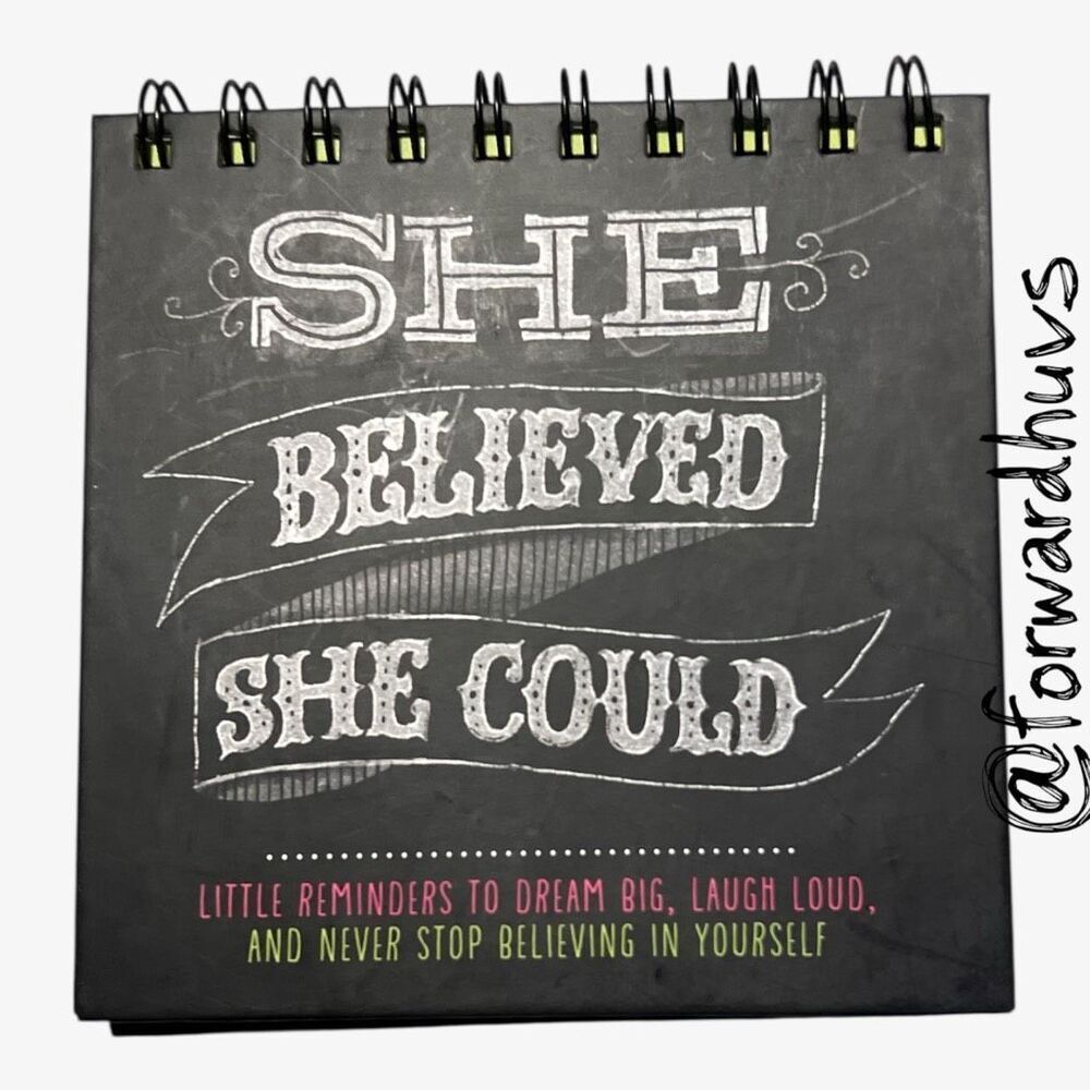 She Believed She Could – Inspirational Notebook – Hallmark